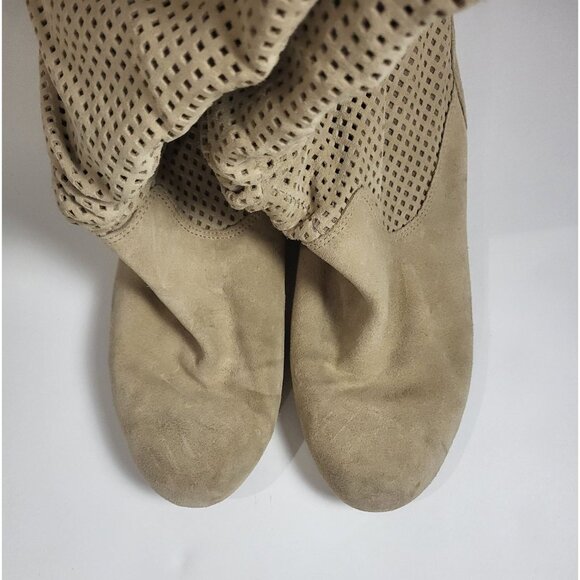 Ugg Slouch Abilene Leather Pull On Knee High Boots Size 9 - Picture 10 of 10